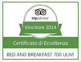Certificato di eccellenza 2014 Tripadvisor
